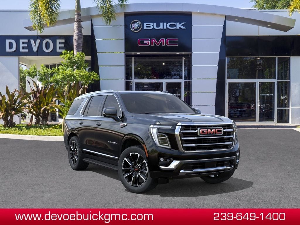 2026 GMC Yukon Elevation in Onyx Black — front three-quarter view