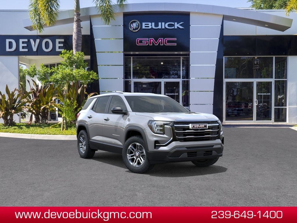 2027 GMC Terrain FWD Elevation in Sterling Metallic — front three-quarter view