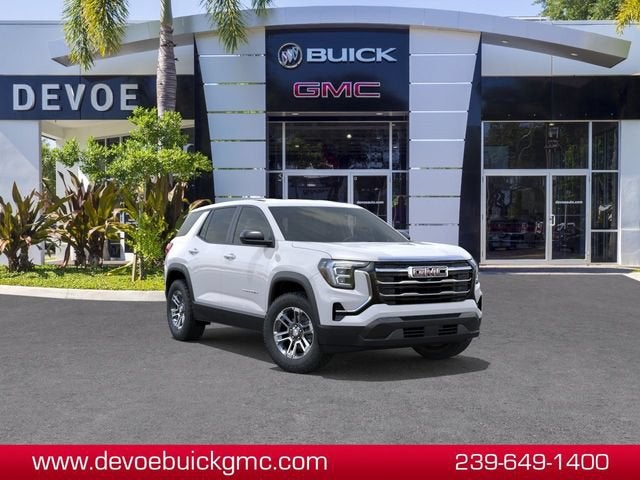 2027 GMC Terrain FWD Elevation in Summit White — front three-quarter view