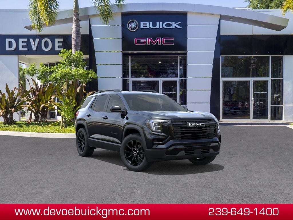 2026 GMC Terrain Elevation in Ebony Twilight Metallic — front three-quarter view