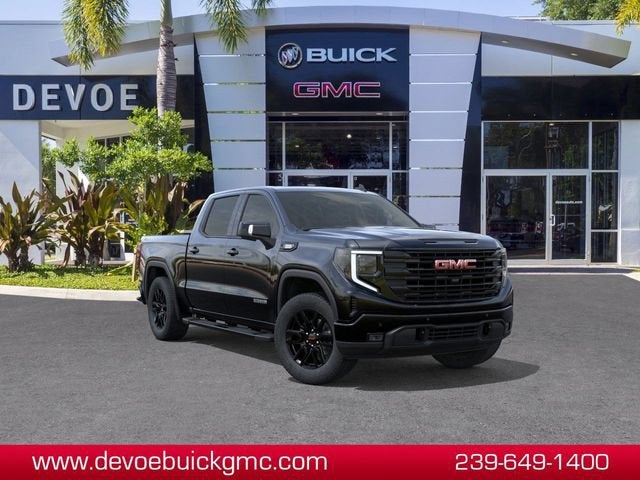 2026 GMC Sierra 1500 Elevation in Onyx Black — front three-quarter view