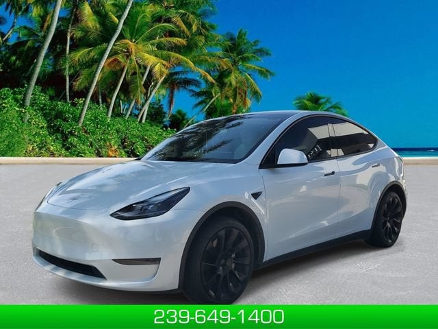 2024 Tesla Model Y LONG RANGE in Other — front three-quarter view